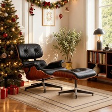 Classic Eames Lounge Chair And