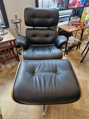 Eames style lounge chair with - lounge,