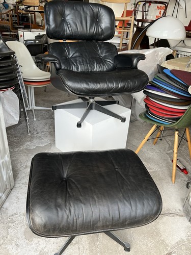 Eames lounge chair ottoman - chair, &