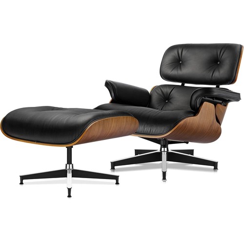 Large eames lounge chair and - chair,