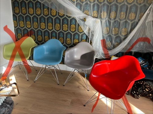 Genuine vitra eames dar - dar, lounge